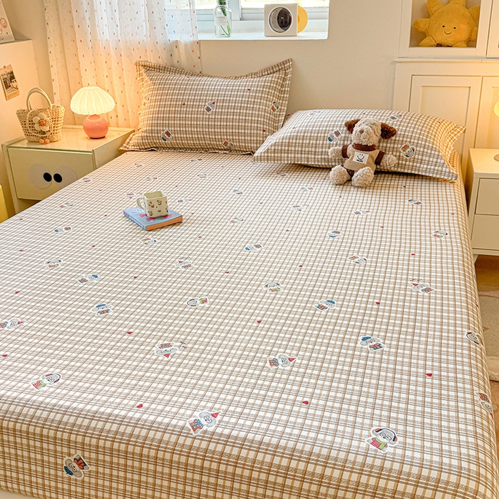 91家纺网 家纺一手货源 找家纺 名优家纺 2026新款12868全棉印花床笠 帽子比熊