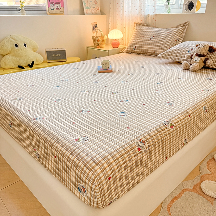 91家纺网 家纺一手货源 找家纺 名优家纺 2026新款12868全棉印花床笠 帽子比熊