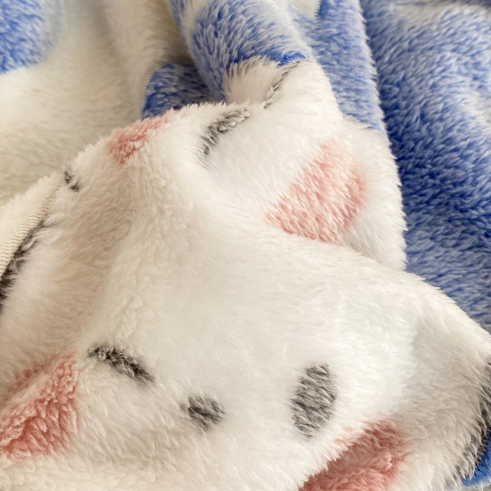 91家纺网 家纺一手货源 找家纺 爱彼家纺 2025热门冬季加厚雪花绒印花多功能毛毯毯子修色图-系列二 心相印