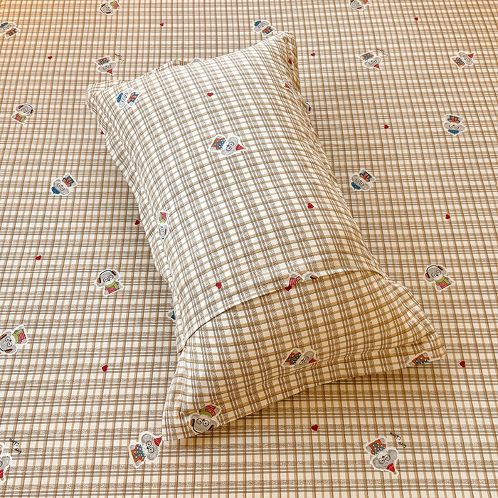 91家纺网 家纺一手货源 找家纺 名优家纺 2026新款12868全棉印花床笠 帽子比熊