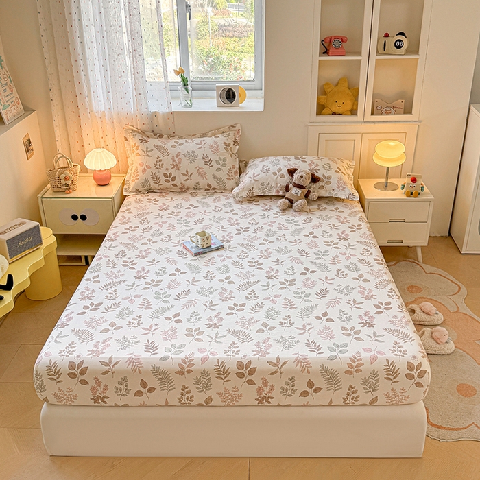 91家纺网 家纺一手货源 找家纺 名优家纺 2026新款12868全棉印花床笠 夏瑾