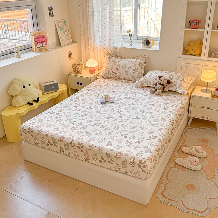 91家纺网 家纺一手货源 找家纺 名优家纺 2026新款12868全棉印花床笠 夏瑾