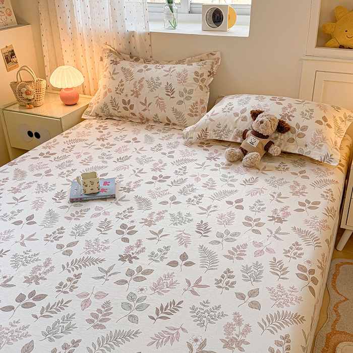 91家纺网 家纺一手货源 找家纺 名优家纺 2026新款12868全棉印花床笠 夏瑾