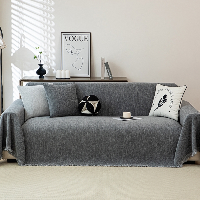 91家纺网 家纺一手货源 找家纺 （总）沐沐家纺 2026新款亮丝沙发巾