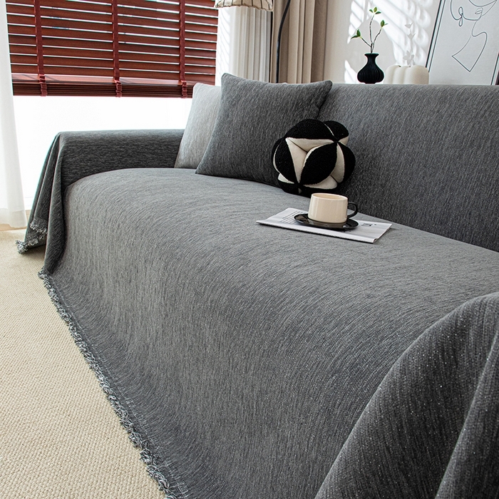 91家纺网 家纺一手货源 找家纺 （总）沐沐家纺 2026新款亮丝沙发巾