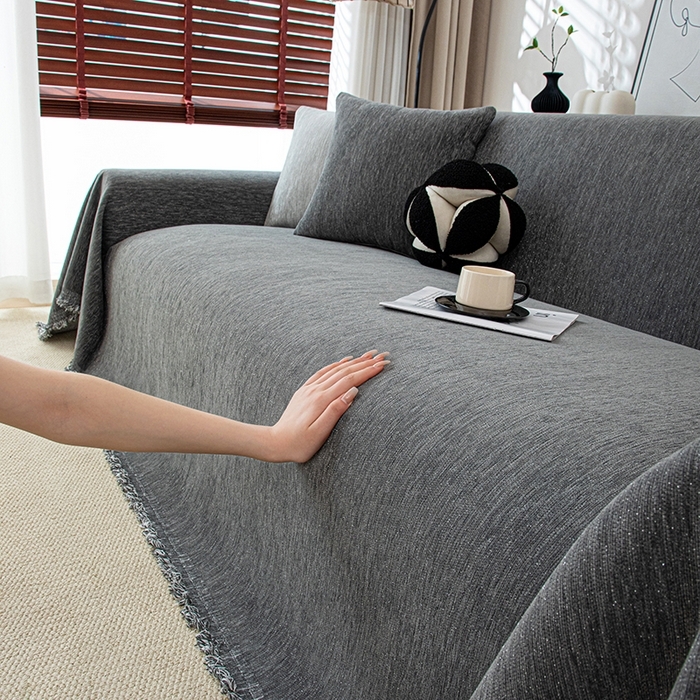 91家纺网 家纺一手货源 找家纺 （总）沐沐家纺 2026新款亮丝沙发巾