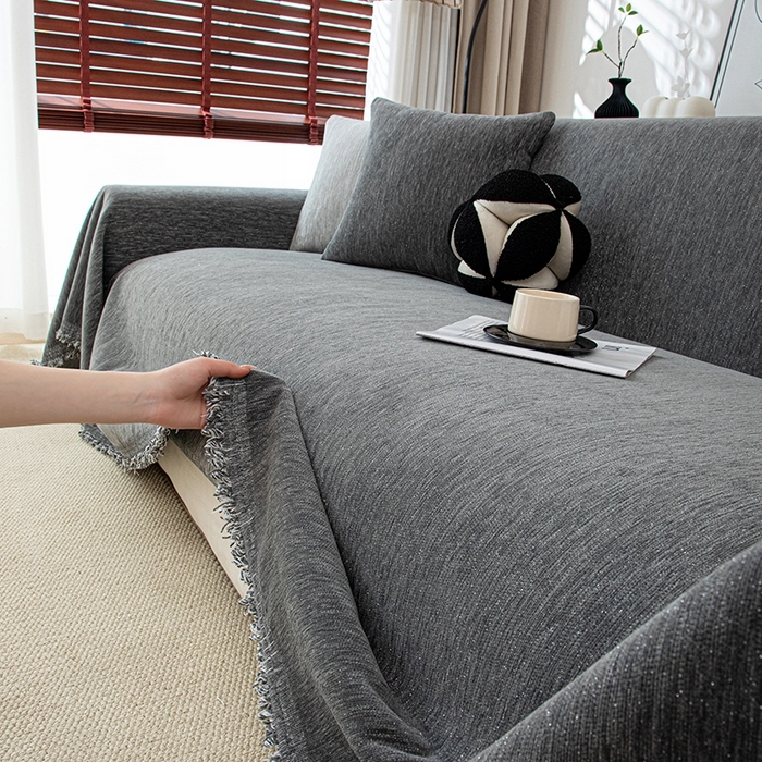 91家纺网 家纺一手货源 找家纺 （总）沐沐家纺 2026新款亮丝沙发巾