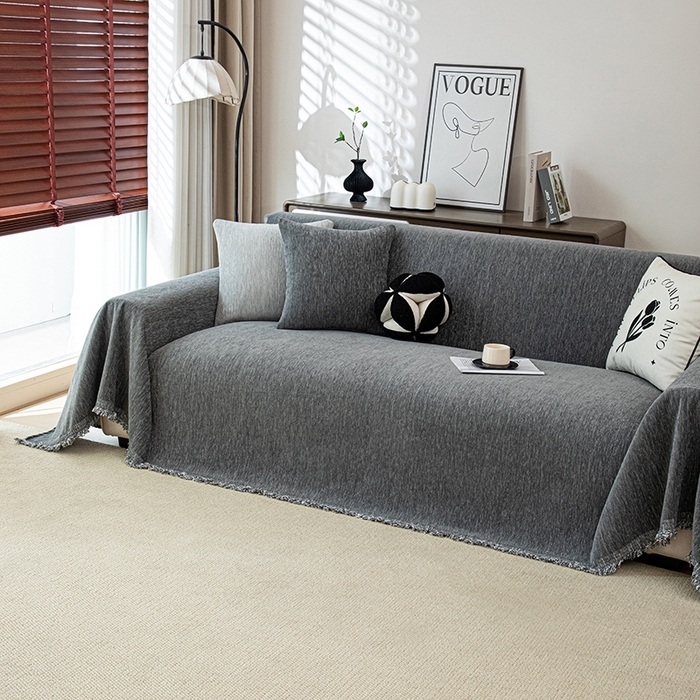 91家纺网 家纺一手货源 找家纺 （总）沐沐家纺 2026新款亮丝沙发巾