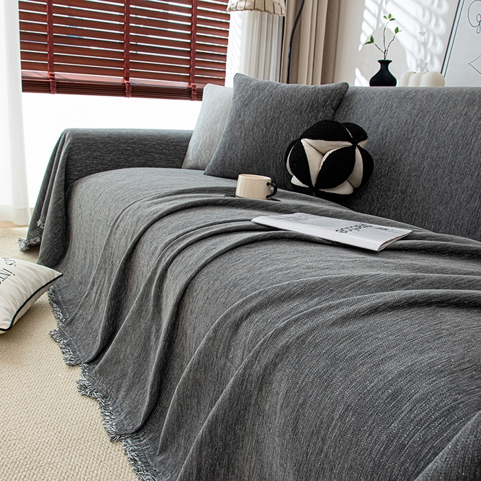 91家纺网 家纺一手货源 找家纺 （总）沐沐家纺 2026新款亮丝沙发巾