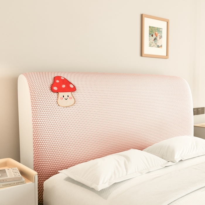 91家纺网 家纺一手货源 找家纺 （总）沐沐家纺 2026新款亲肤舒适冰豆豆床头罩