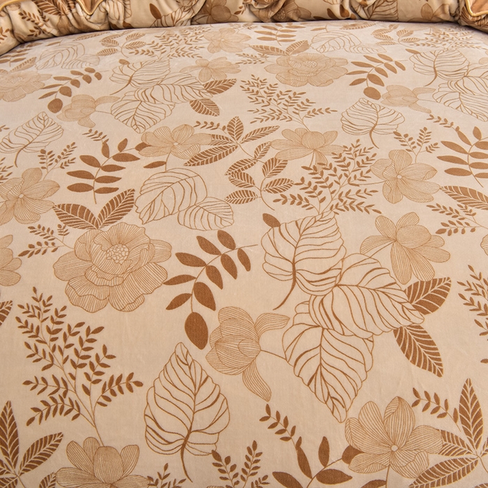 91家纺网 家纺一手货源 找家纺 （总）佳一 2025新款高克重8-9斤印花牛奶绒四件套