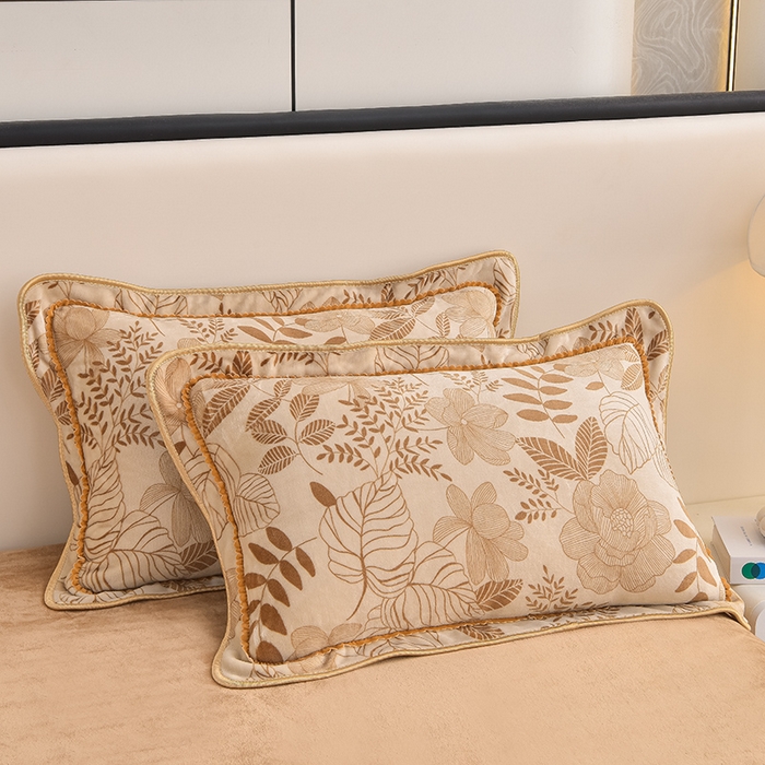 91家纺网 家纺一手货源 找家纺 （总）佳一 2025新款高克重8-9斤印花牛奶绒四件套