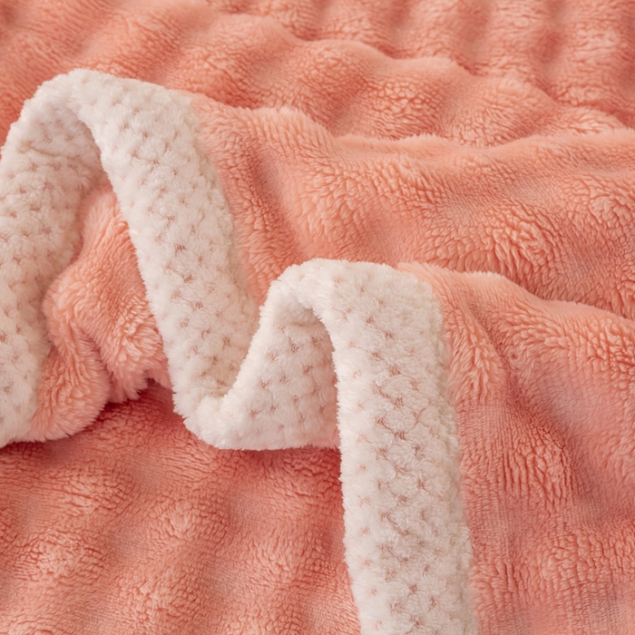 91家纺网 家纺一手货源 找家纺 爱彼家纺 2025热门冬季新款玉兔云绒毛毯单盖毯-多主图系列一 玉兔云绒-玉粉