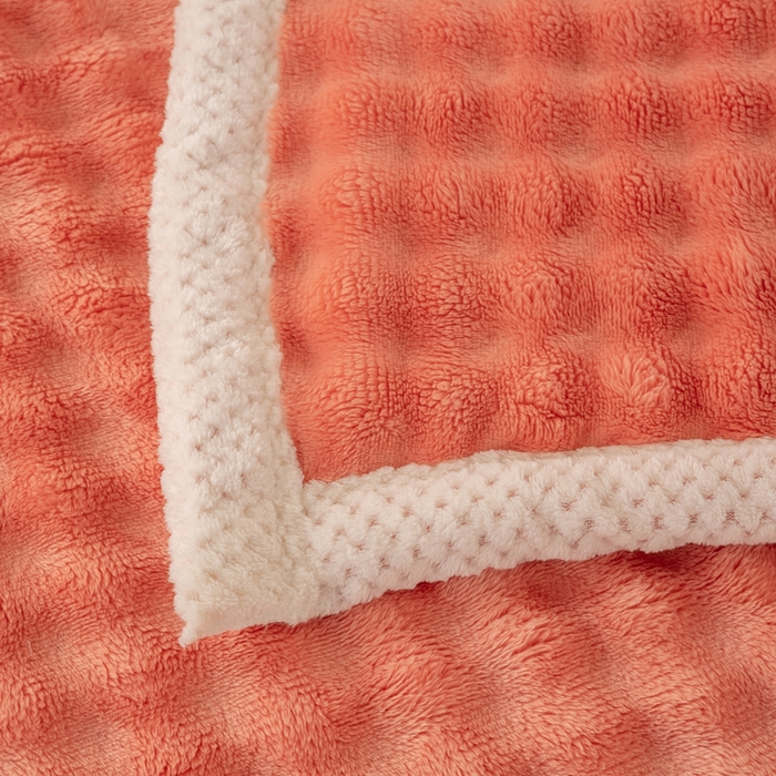 91家纺网 家纺一手货源 找家纺 （总）爱彼家纺 2025热门冬季新款玉兔云绒毛毯单盖毯-多主图系列一