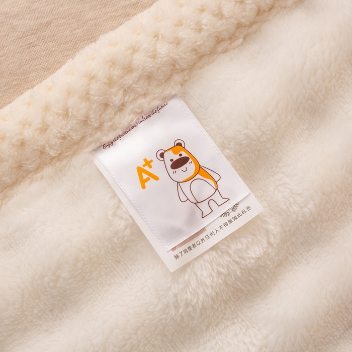 91家纺网 家纺一手货源 找家纺 爱彼家纺 2025热门冬季新款玉兔云绒毛毯单盖毯-多主图系列一 玉兔云绒-米白