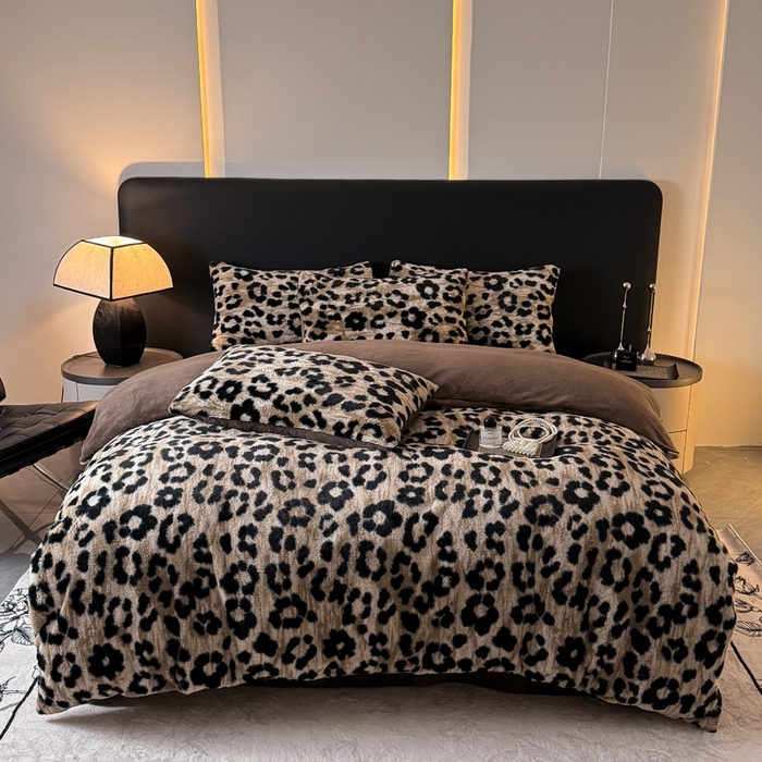 91家纺网 家纺一手货源 找家纺 （总）赛丽雅 2025新款高克重兔毛绒兔兔绒牛奶绒四件套