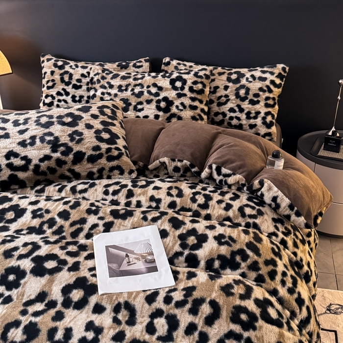 91家纺网 家纺一手货源 找家纺 （总）赛丽雅 2025新款高克重兔毛绒兔兔绒牛奶绒四件套