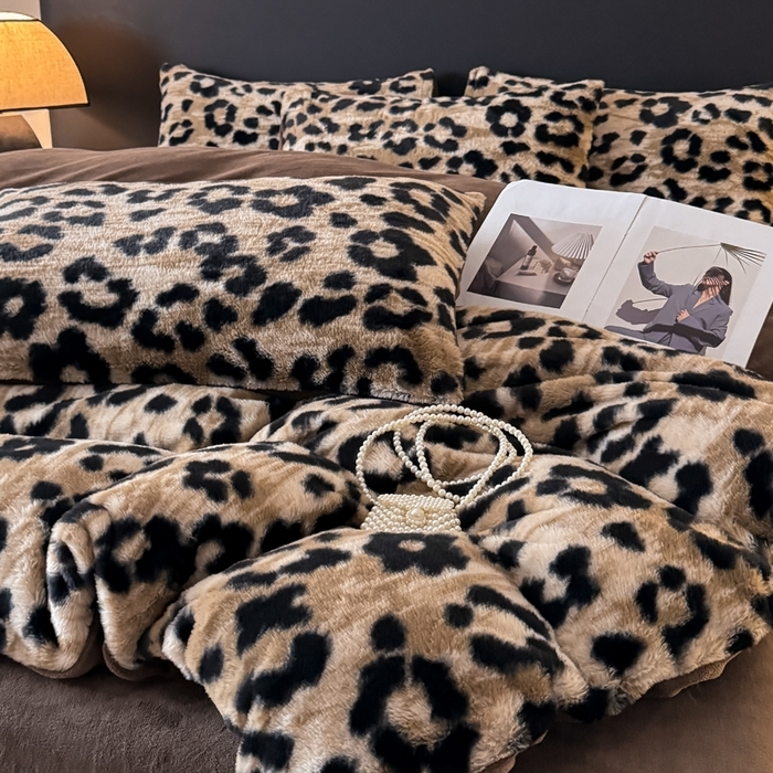 91家纺网 家纺一手货源 找家纺 （总）赛丽雅 2025新款高克重兔毛绒兔兔绒牛奶绒四件套