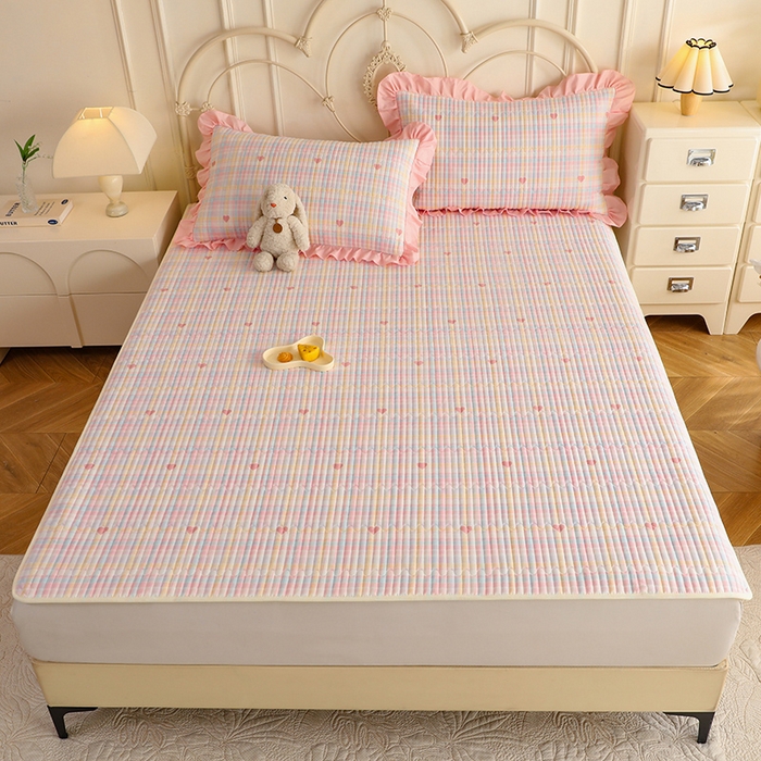 91家纺网 家纺一手货源 找家纺 （总）美达家纺 2025新款全棉夹棉防滑可机洗床垫地垫软席