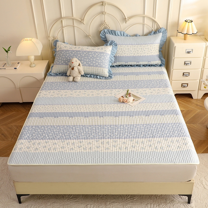 91家纺网 家纺一手货源 找家纺 （总）美达家纺 2025新款全棉夹棉防滑可机洗床垫地垫软席