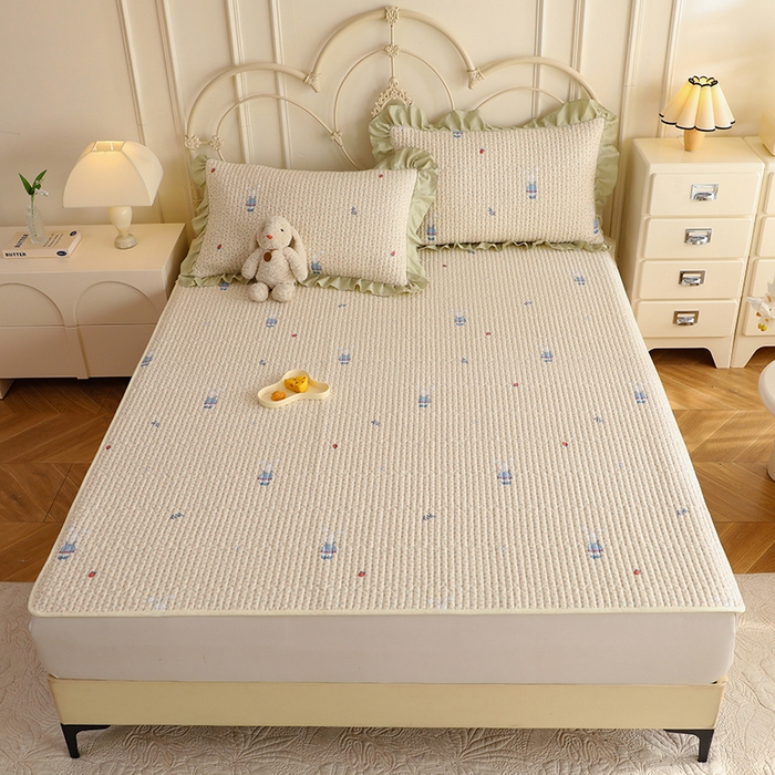 91家纺网 家纺一手货源 找家纺 （总）美达家纺 2025新款全棉夹棉防滑可机洗床垫地垫软席