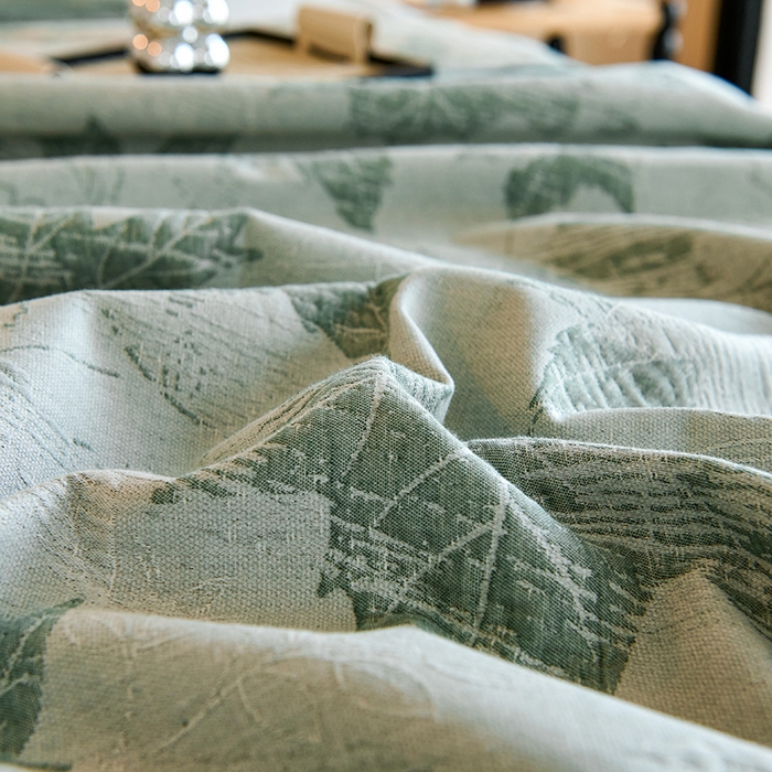 91家纺网 家纺一手货源 找家纺 棠薇家纺 2025新款全棉纱布枕套厚枕套 枫叶竹青