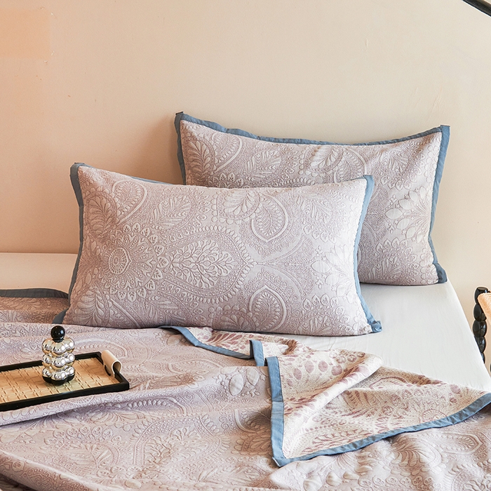 91家纺网 家纺一手货源 找家纺 棠薇家纺 2025新款全棉纱布枕套厚枕套 香榭