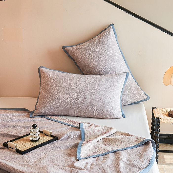 91家纺网 家纺一手货源 找家纺 棠薇家纺 2025新款全棉纱布枕套厚枕套 香榭