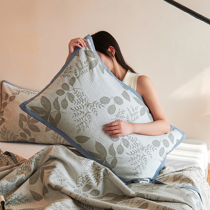 91家纺网 家纺一手货源 找家纺 （总）棠薇家纺 2025新款全棉纱布枕套厚枕套