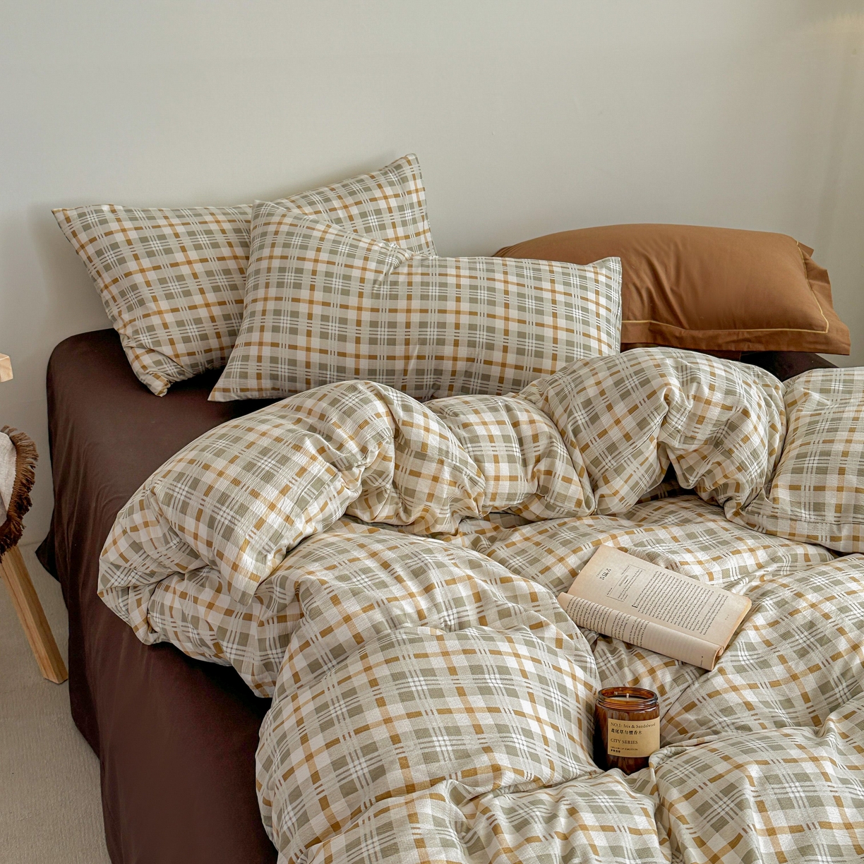 91家纺网 家纺一手货源 找家纺 （总）麦乐迪 2025新款10A抗菌亲肤云朵双层纱无印风水洗棉三件套四件套（提供买家秀和抗菌检测报告）