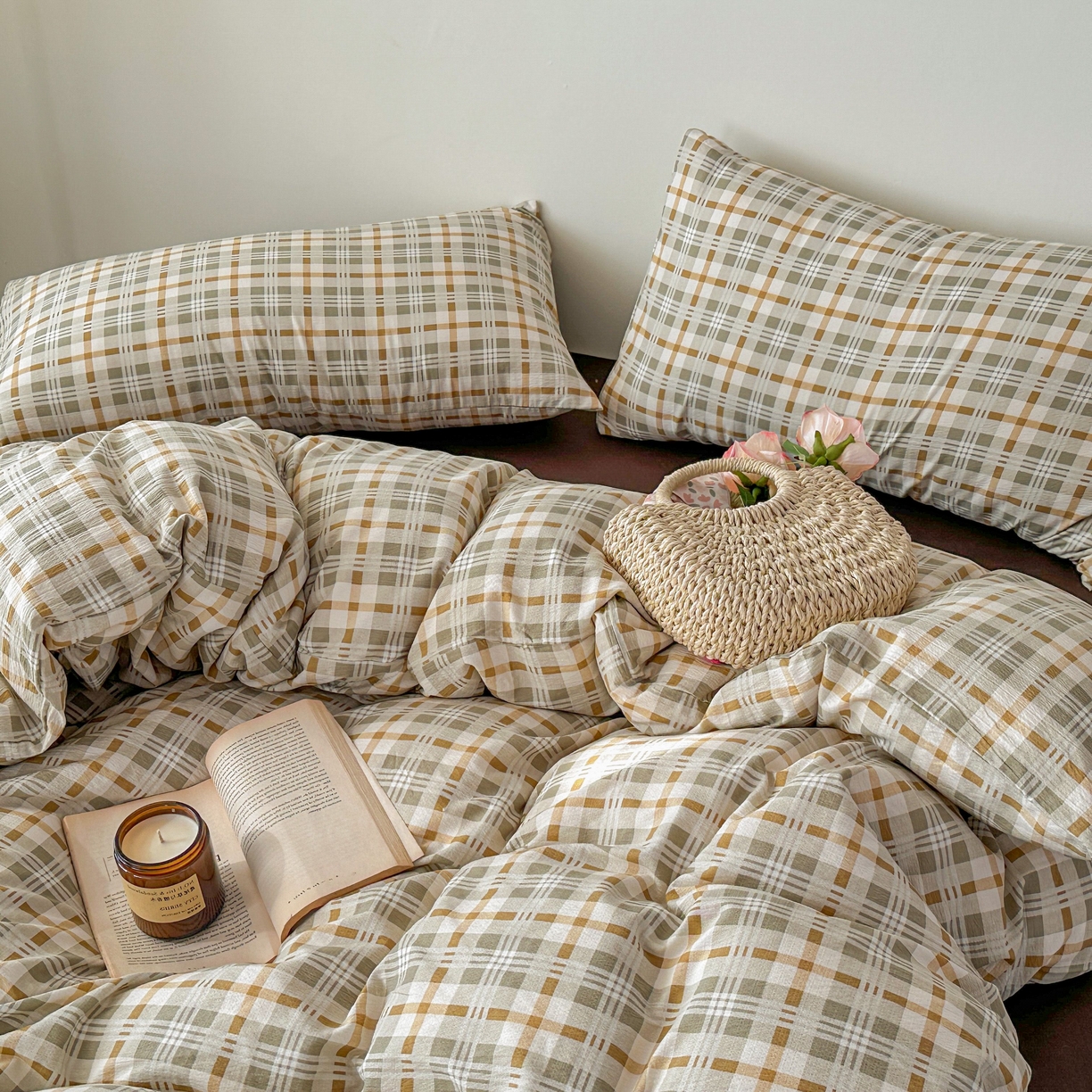 91家纺网 家纺一手货源 找家纺 （总）麦乐迪 2025新款10A抗菌亲肤云朵双层纱无印风水洗棉三件套四件套（提供买家秀和抗菌检测报告）