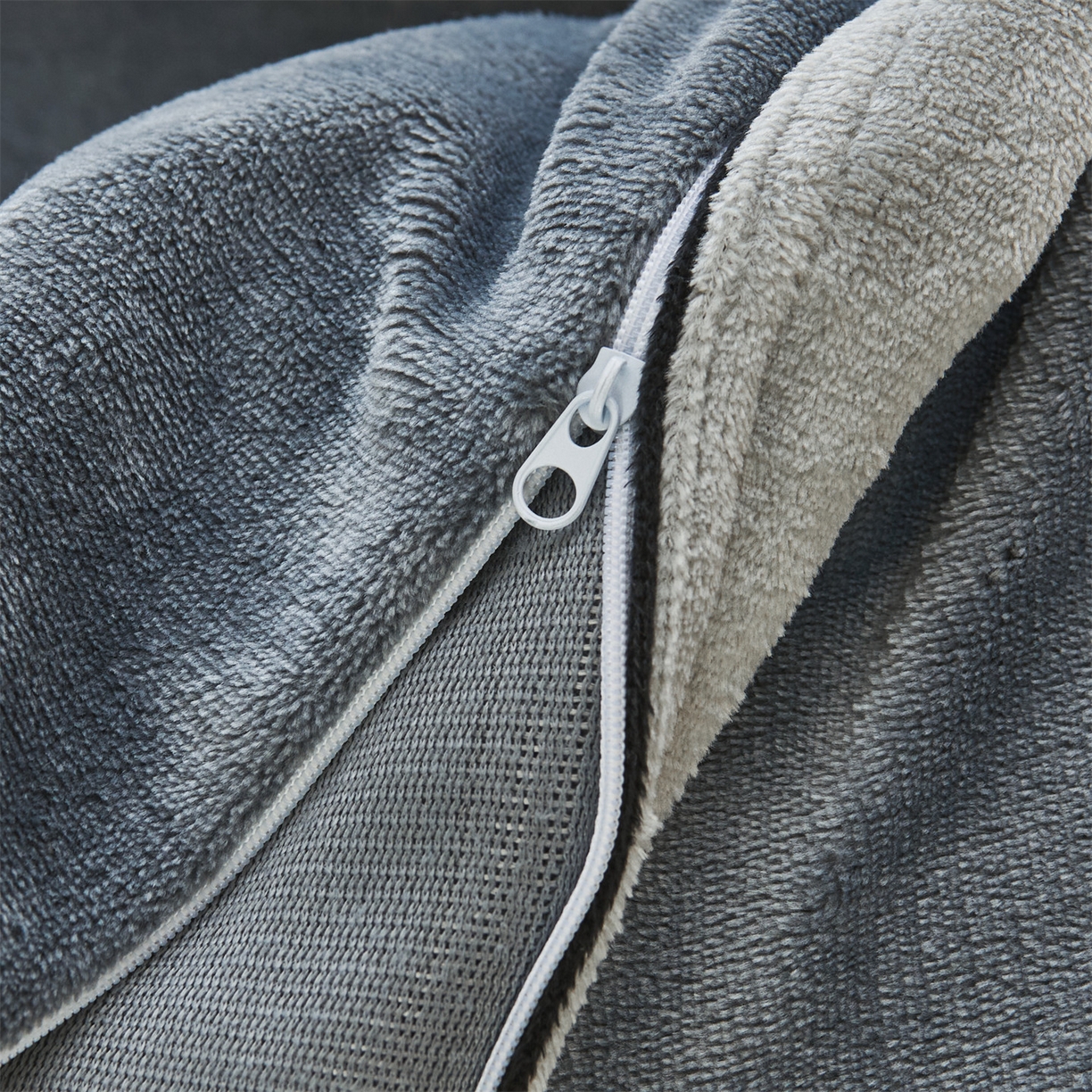 91家纺网 家纺一手货源 找家纺 天之澜家纺 2025新款多功能牛奶绒单被套盖毯（不含被芯） 烟灰