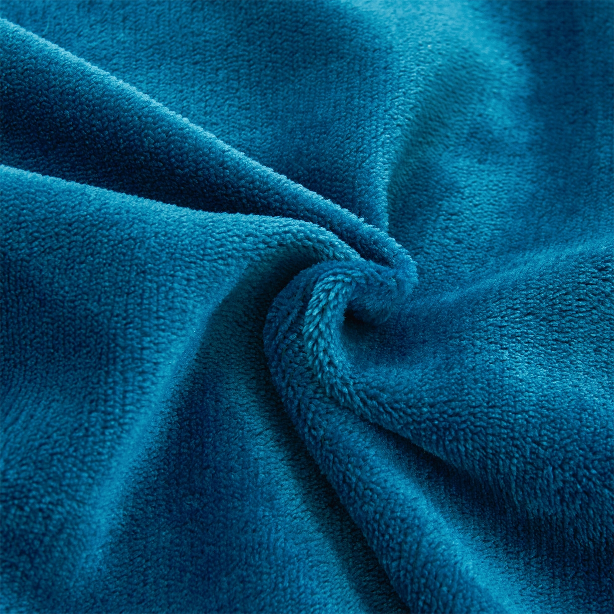 91家纺网 家纺一手货源 找家纺 天之澜家纺 2025新款多功能牛奶绒单被套盖毯（不含被芯） 墨玉蓝