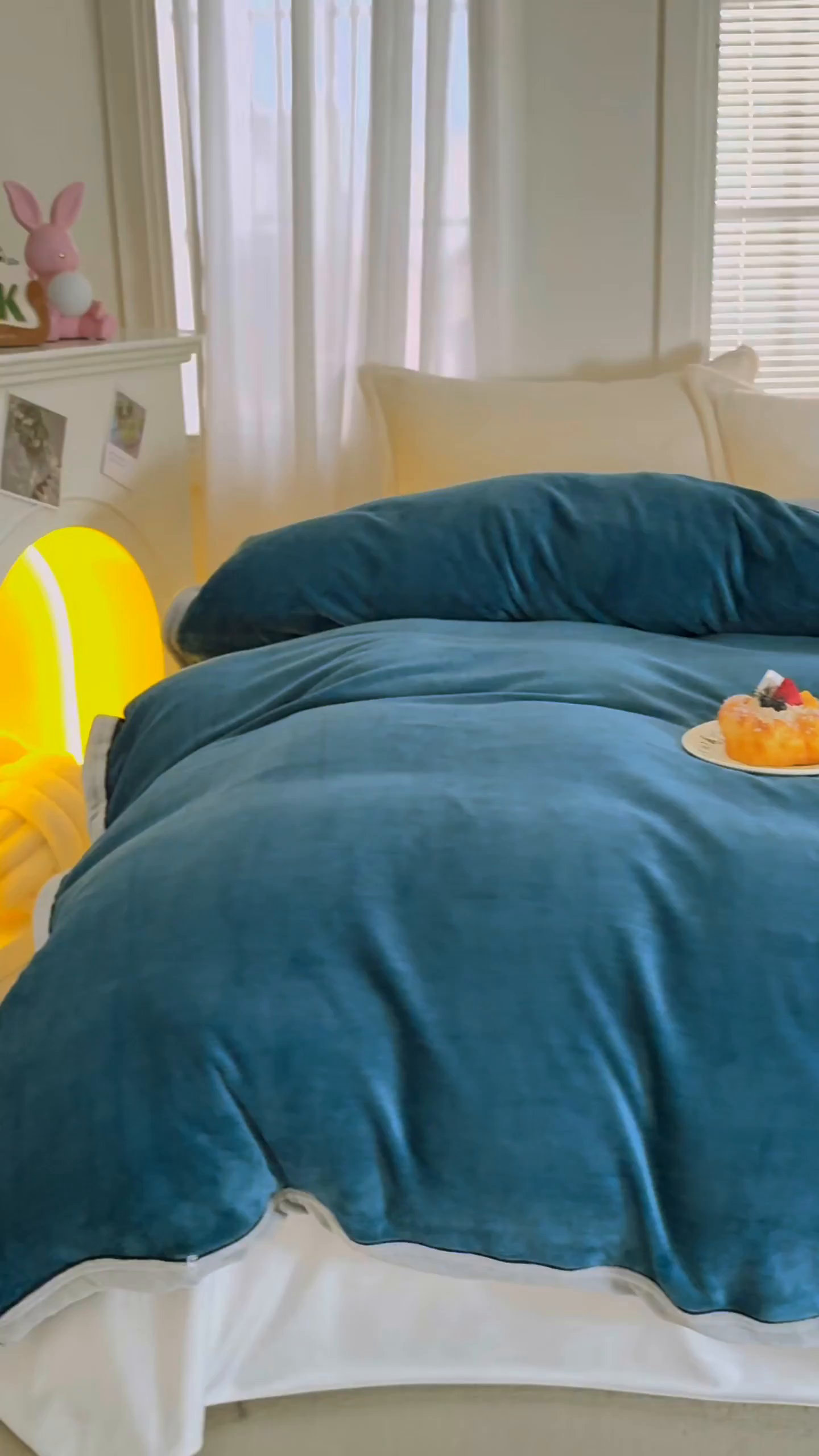 91家纺网 家纺一手货源 找家纺 天之澜家纺 2025新款多功能牛奶绒单被套盖毯（不含被芯） 墨玉蓝