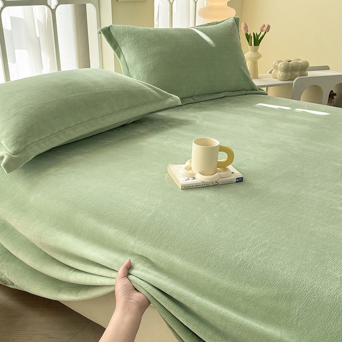 91家纺网 家纺一手货源 找家纺 （总）悠米悠家 2025新款保暖舒适牛奶绒单品床单