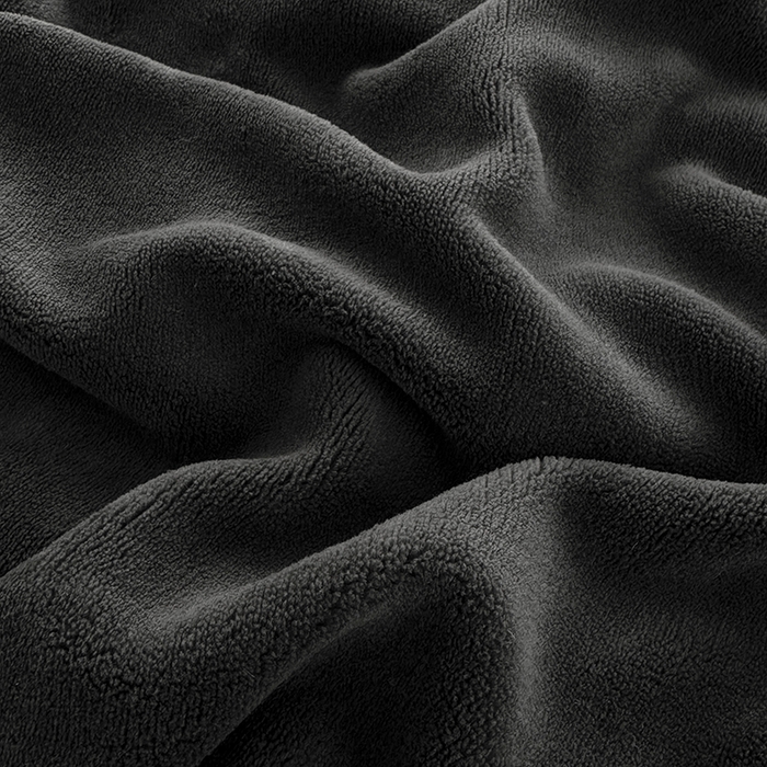 91家纺网 家纺一手货源 找家纺 悠米悠家 2025新款保暖舒适牛奶绒单品床单 黑色