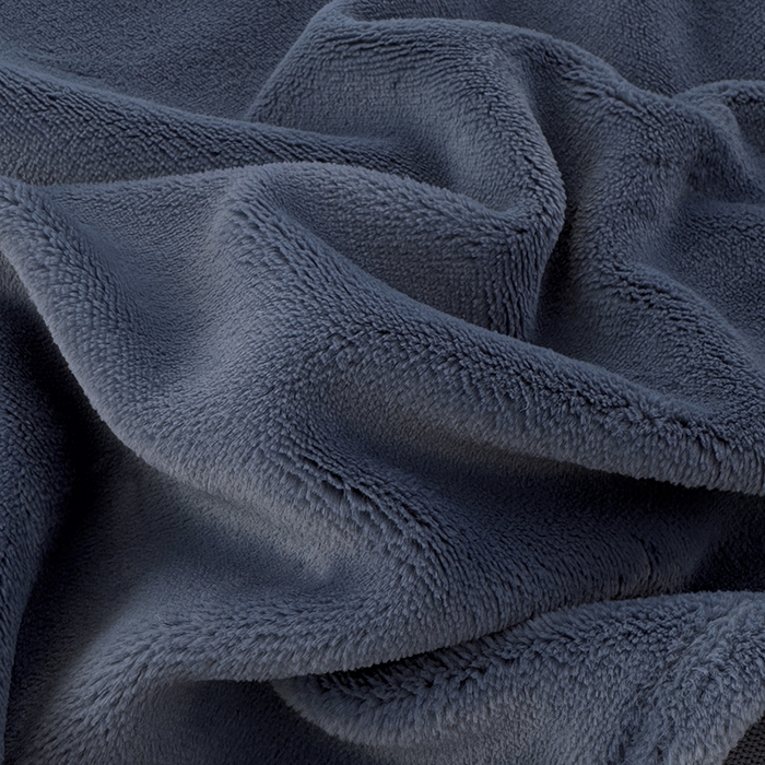 91家纺网 家纺一手货源 找家纺 悠米悠家 2025新款保暖舒适牛奶绒单品床单 蓝色