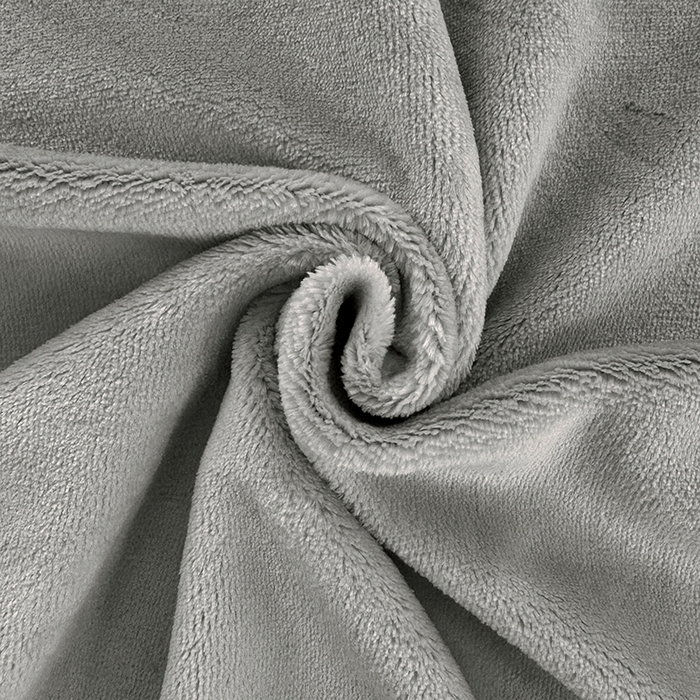 91家纺网 家纺一手货源 找家纺 悠米悠家 2025新款保暖舒适牛奶绒单品床单 灰色