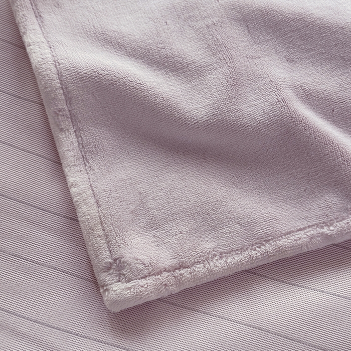 91家纺网 家纺一手货源 找家纺 悠米悠家 2025新款保暖舒适牛奶绒单品床单 粉紫色