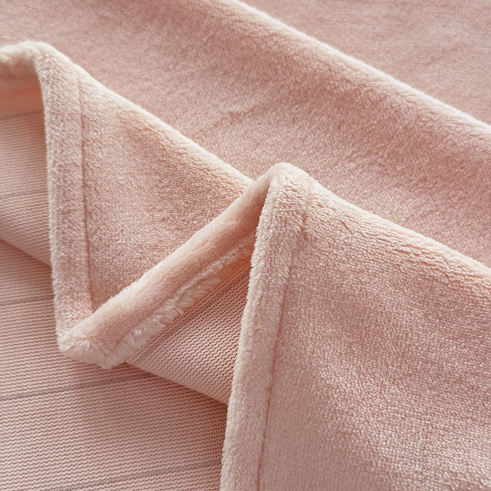 91家纺网 家纺一手货源 找家纺 悠米悠家 2025新款保暖舒适牛奶绒单品床单 粉色