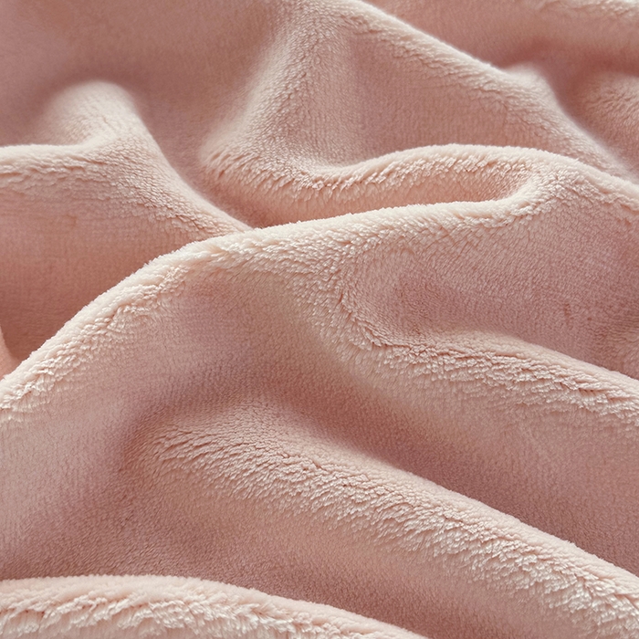 91家纺网 家纺一手货源 找家纺 悠米悠家 2025新款保暖舒适牛奶绒单品床单 粉色