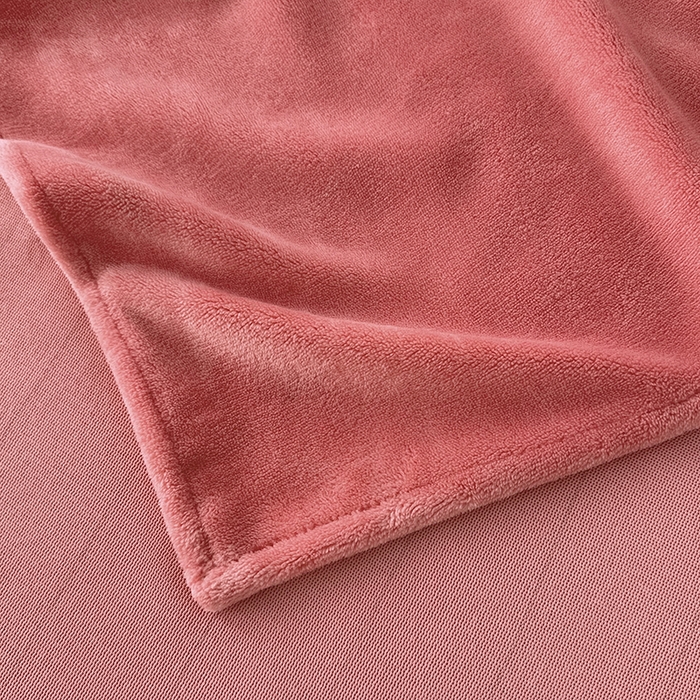 91家纺网 家纺一手货源 找家纺 悠米悠家 2025新款保暖舒适牛奶绒单品床单 西瓜粉