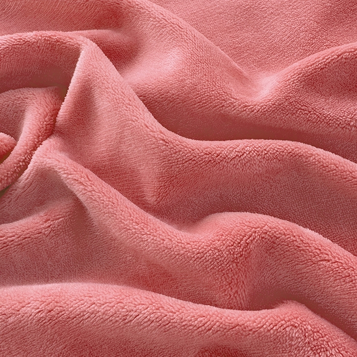 91家纺网 家纺一手货源 找家纺 悠米悠家 2025新款保暖舒适牛奶绒单品床单 西瓜粉