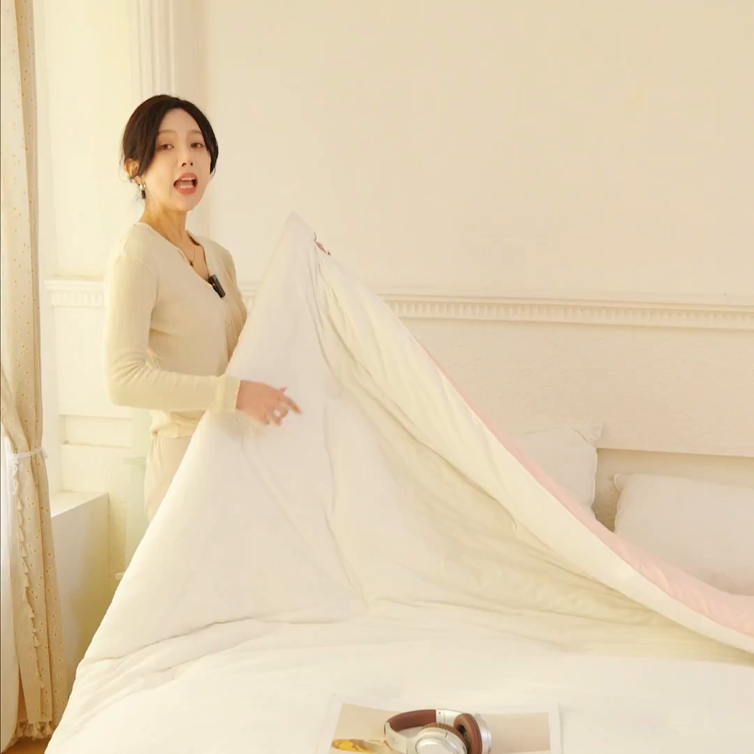 91家纺网 家纺一手货源 找家纺 （总）尊妙被业 2025新款新疆棉花被冬被春秋被被子被芯-良品条纹