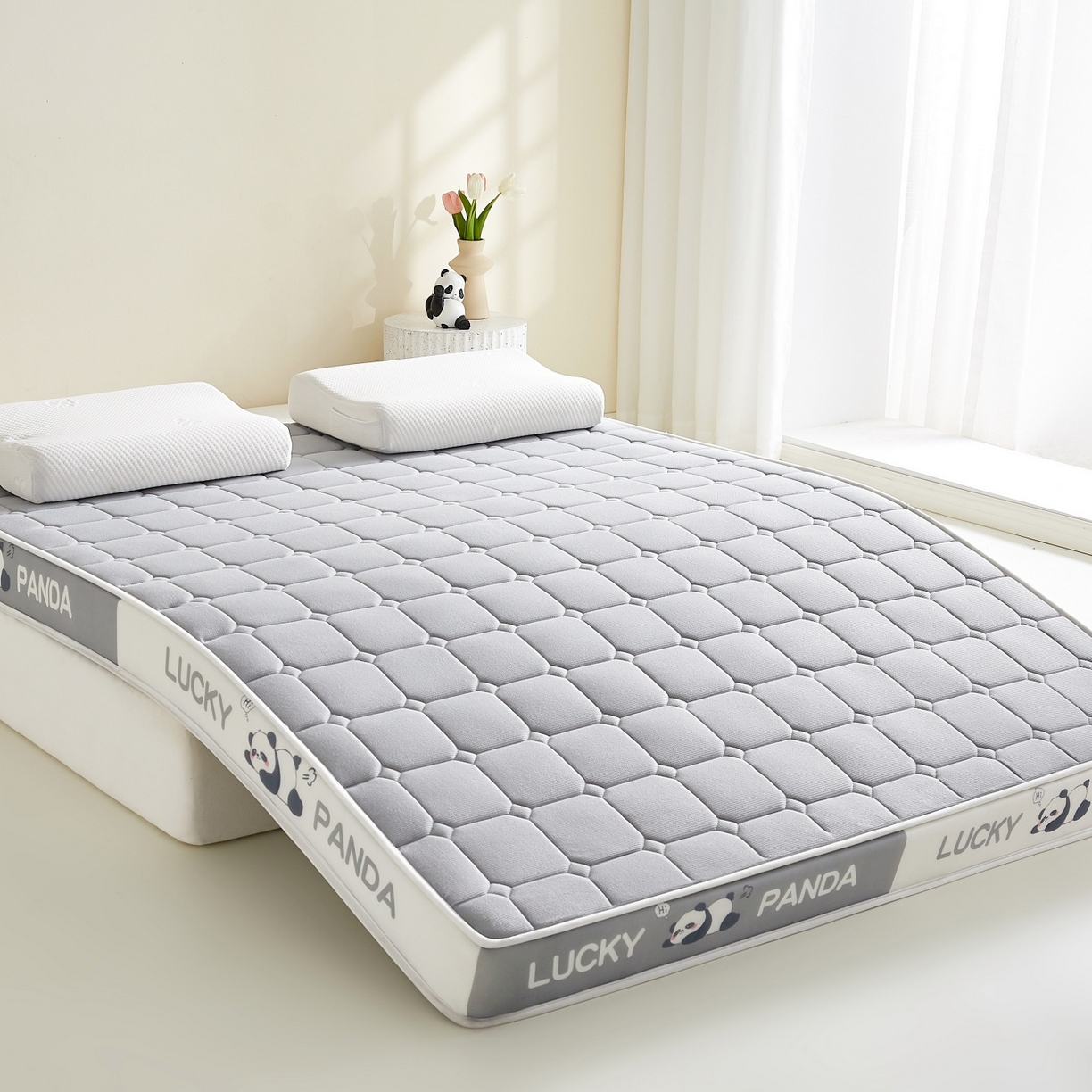 （总）鑫梦莱 2026新款A类华夫格系列乳胶海绵床垫立体款（成人图）