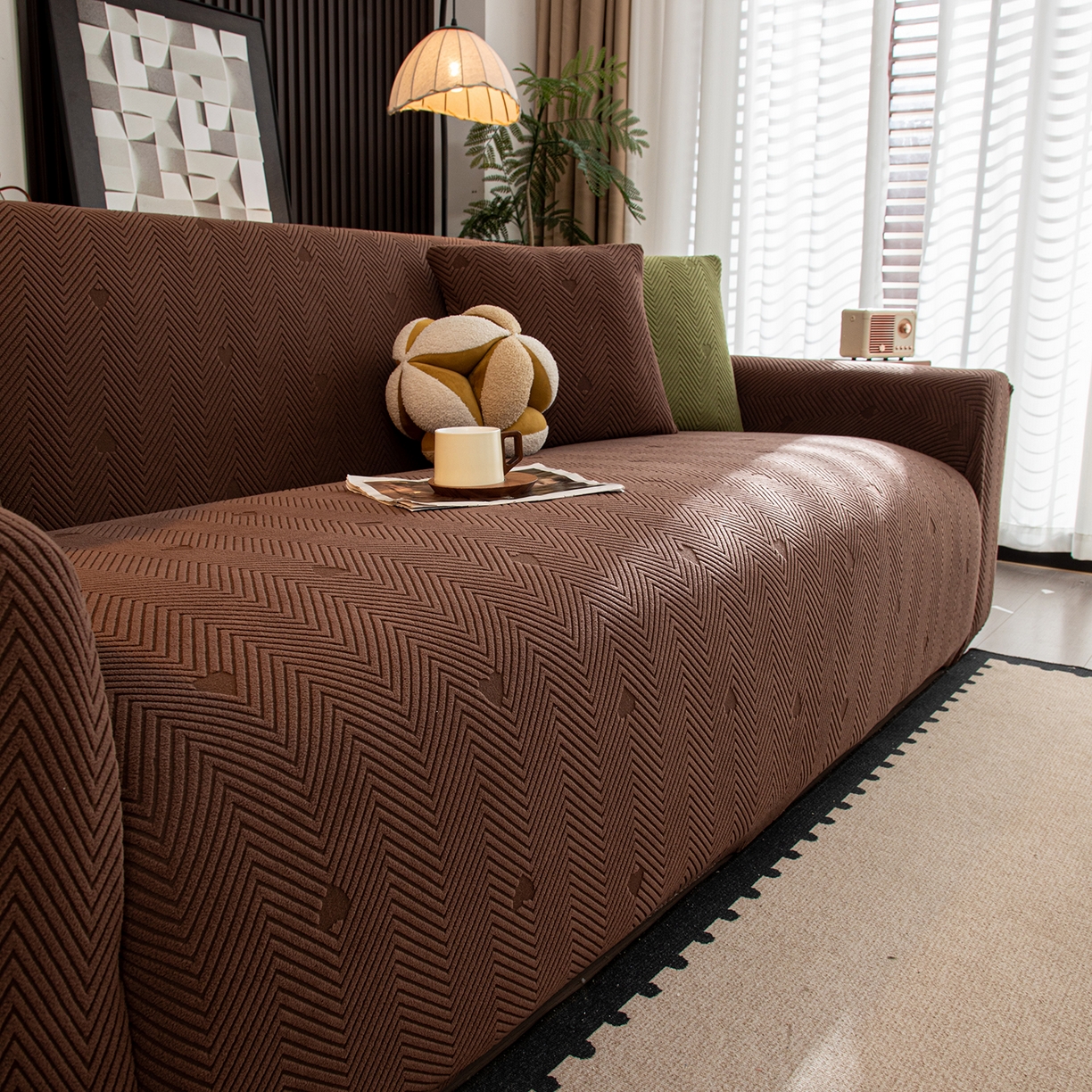 91家纺网 家纺一手货源 找家纺 （总）沐沐家纺 2025新款丘比特沙发套