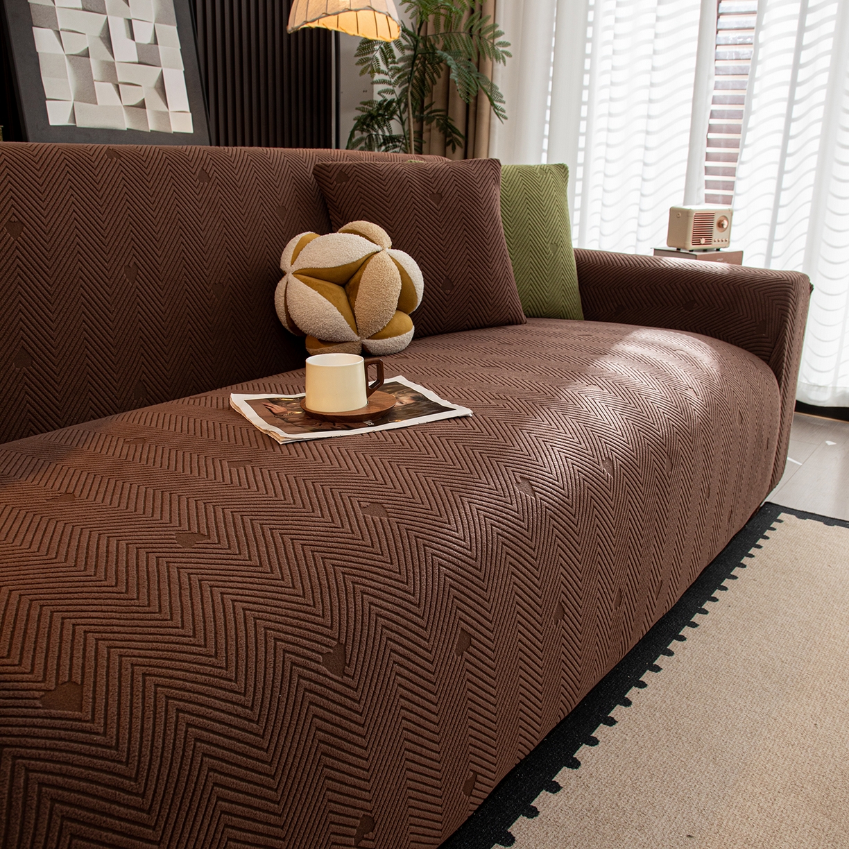 91家纺网 家纺一手货源 找家纺 （总）沐沐家纺 2025新款丘比特沙发套