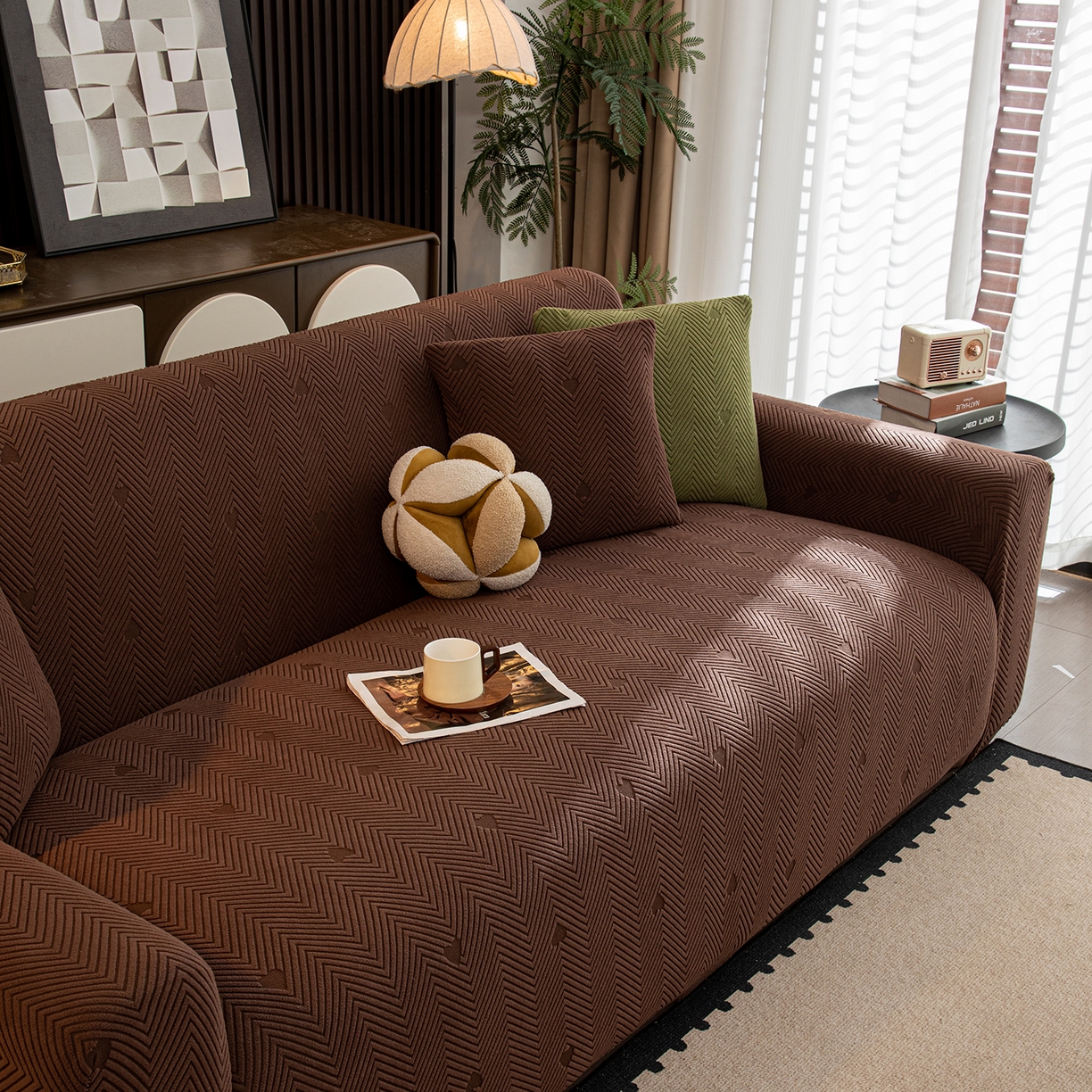 91家纺网 家纺一手货源 找家纺 （总）沐沐家纺 2025新款丘比特沙发套