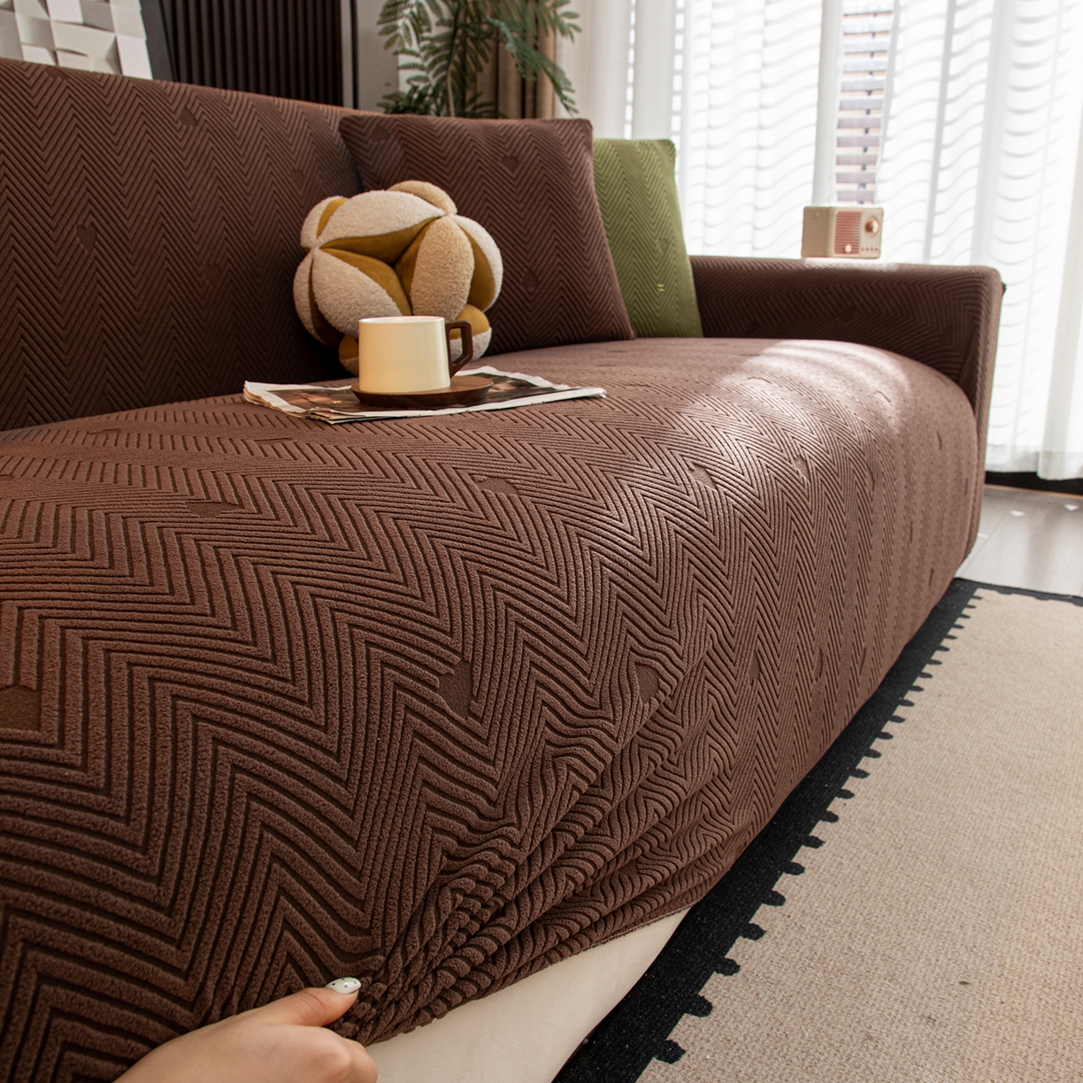 91家纺网 家纺一手货源 找家纺 （总）沐沐家纺 2025新款丘比特沙发套