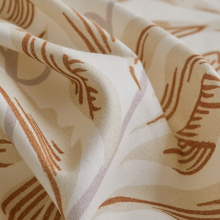 91家纺网 家纺一手货源 找家纺 咏绒家纺工厂店 2025新款全棉高定印花磨毛拼角四件套 雅韵